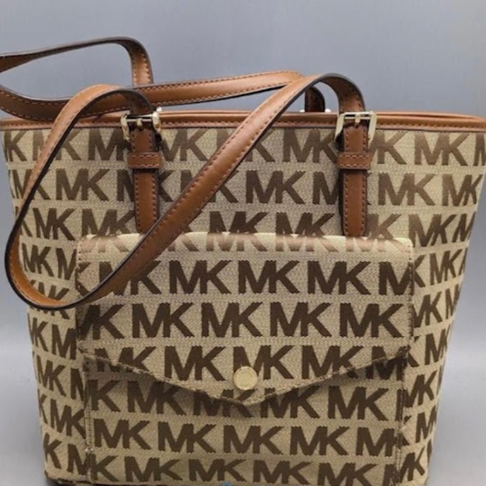Micheal Kors Monogram Canvas Handbag
